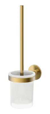 Produktbild von Lenz JUNA WC-Bürstengarnitur zur Wandmontage - GOLD- kleben oder bohren - 4109641
