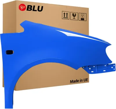 Immagine prodotto di BLU Parafango compatibile con VW Volkswagen Caddy III 3 2K LA5C Destra Blau SurfBlau | 2004-2010 | Anteriore | Verniciato | Pronto per il montaggio | Zincato