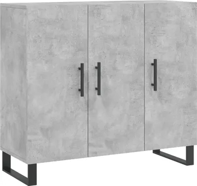Obrázok produktu pre vidaXL Príborník betón sivý 90x34x80 cm odvodený výrobok z dreva