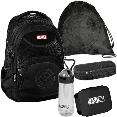 Produktbild von Schulrucksack BeUniq MARVEL - 5-Teiliges Set