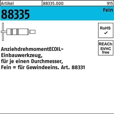 Produktbild von Einbauwerkzeug R 88335 M 20 x 2 Stahl
