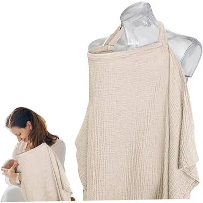 Produktbild von Nahrungstuch, atmendes Nahrungstuch mit verstellbarem Schultergurt, weiches Nahrungstuch 71x95cm