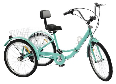 Obrázok produktu pre Trojkolka pre dospelých - Trojkolka - Trojkolový bicykel - Stabilná cyklistická pomôcka - Mestská cyklistická pomôcka