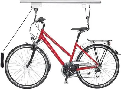 Produktbild von Kraftplattform 20 kg Garage- und Kellerlift Hängesystem silber-schwarz