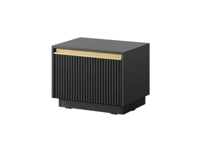 Immagine prodotto di Comodino con 1 cassetto - Nero grafite - 53,6 x 42 x 39 cm