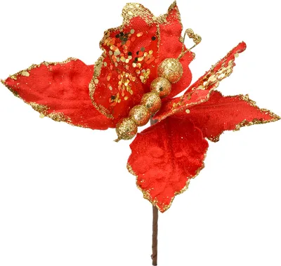 Produktbild von Clayre & Eef Dekoration Ast 20x4x25 cm Rot Synthetisch