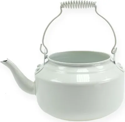 Produktbild von Deko-Teekanne Metall Vintage Stil für Tisch- und Fensterdekoration