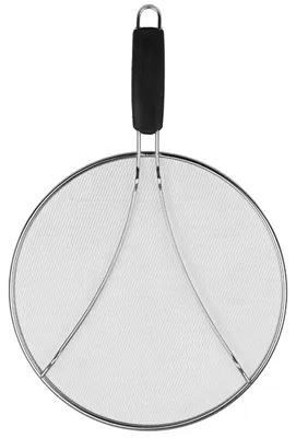 Image de Protection anti-éclaboussures pour poêle - Grille anti-éclaboussures - Acier inoxydable - Ø 29 cm - 1 pièce - Argent