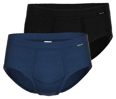 Produktbild von 2er Pack AMMANN Herren Slip Brief Classic
