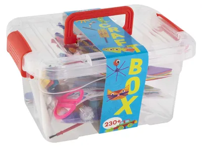 Produktbild von Creative Craft Group Bastelbox Bastelmaterial 240-teilig kreatives Spielzeug