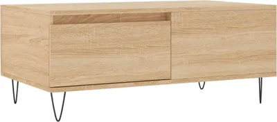 Obrázek produktu pro vidaXL Konferenční stolek Sonoma Dub 90x50x36,5 cm odvozený výrobek ze dřeva