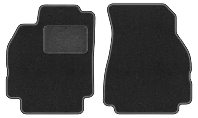 Produktbild von Velours-Fußmatten vorne für Renault Megane II CC 2003-2010 (Coupé/Cabrio) – 2-tlg, Graphit, passgenau – Wielganizator LUX