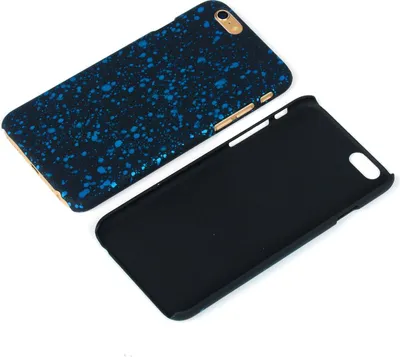 Produktbild von Handy Hülle Schutz Case Bumper Schale für Apple iPhone 6 Plus 3D Sterne Türkis