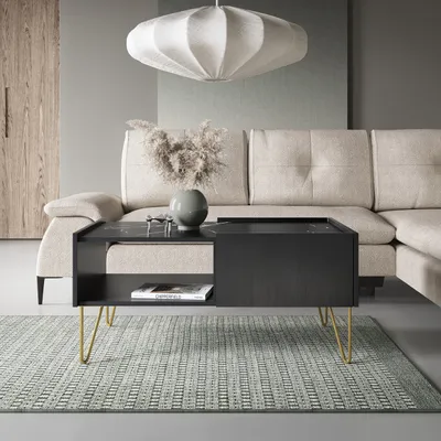 Obrázok produktu pre Harmony L97 Couchtisch für das Wohnzimmer in Schwarz