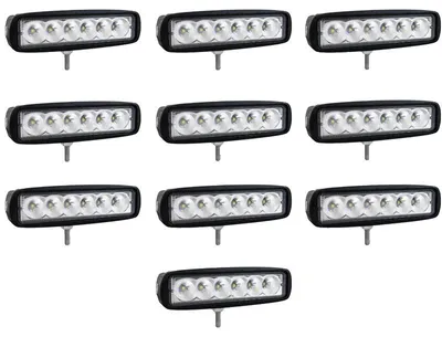 Produktbild von Arbeitslicht, 18W LED, wasserdicht IP67, 10xFlutstrahl
