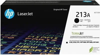 Produktbild von HP 213A Toner Cartridge, Schwarz, Original, LaserJet, W2130A, Für LaserJet Enterprise 5700, 6700, MFP 5800, 6800, 6801