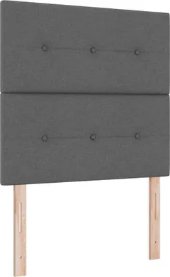 Produktbild von Höhenverstellbares Kopfteil mit Kopfteil Dunkelgrau 80 cm Stoff