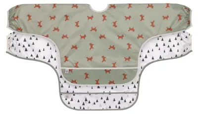 Produktbild von Lässig Little Forest, Lätzchen mit Ärmeln, Grün, Weiß, Unisex, Baby (0 - 2 Jahre), 6 Monat( e), 24 Monat( e)