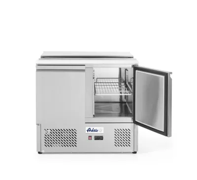 Immagine prodotto di Arktic Saladette con coperchio e 2 ante 2 ripiani in acciaio inox