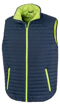 Produktbild von Result Genuine Recycled - Weste für Herren FK2692 (L) (Marineblau/Limone)