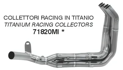 Image de Collecteur d'échappement ARROW Racing en titane pour Kawasaki Z900