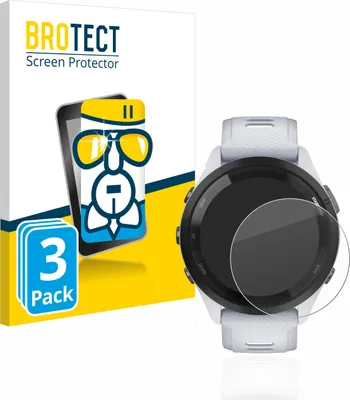 Produktbild von 3x BROTECT Schutzglas für Garmin Forerunner 265 (46 mm) Schutzfolie Panzer Folie Glas Display Schutz klar