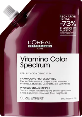 Image de Shampooing pour cheveux colorés Vitamino Color Spectrum (Professional Shampoo), 500 ml- cartouche de remplacement