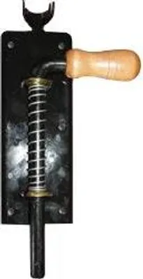 Produktbild von Federschloss, schwarzer Holzgriff, 300 mm - ZAS SCD 300