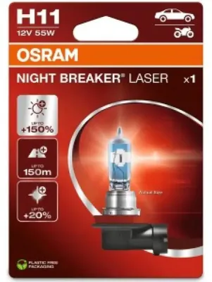 Immagine prodotto di OSRAM LASER NOTTURNO H11 PGJ19-2 12 V/55 W (1er Blister)