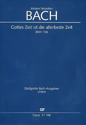 Produktbild von Gottes Zeit ist die allerbeste Zeit Kantate Nr.106 BWV106 Partitur (dt/en)
