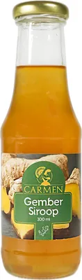 Produktbild von CARMEN Ingwersirup 300ml | Ingwer- Sirup | + 9 Ideen wozu er passt