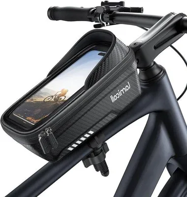 Produktbild von Wasserdichte Fahrradtas mit Reflektorstreifen und Sonnenblende