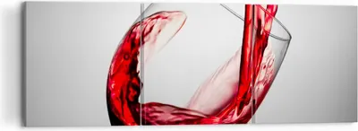 Produktbild von Bild auf Leinwand - Leinwandbild - Trinken glas wein - 120x40cm - Wand Bild - Wanddeko - Wandbilder - Leinwanddruck - Bilder - Kunstdruck - Wanddekoration - Leinwand bilder - Wandkunst - CA120x40-2258