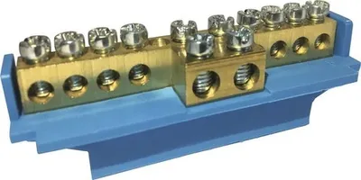 Produktbild von Hager KM10N, Blau, Messing, 5 mm