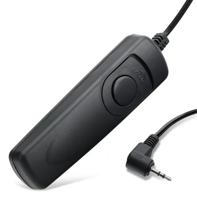 Produktbild von CELLONIC Fernauslöser kompatibel mit Canon EOS 300D 350D PowerShot G10, K20D, K-1, K-5 Kamera - Kabelauslöser RS-60E3, TC-60E3 Fernbedienung, Kabel Auslöser Shutter Release