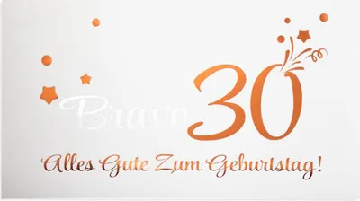 Produktbild von Oblique Unique 3 Dosen Flaschen Sticker Etiketten Aufkleber - Alles Gute zum 30. Geburtstag