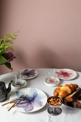 Produktbild von Hermia Concept, Elégante Dessertteller Set (4 Stück) aus 100% Porzellan, 22 cm