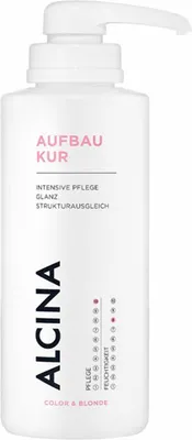 Produktbild von Alcina Color & Blonde Restorative Treatment Haarkur für gefärbtes, chemisch behandeltes und aufgehelltes Haar 500 ml