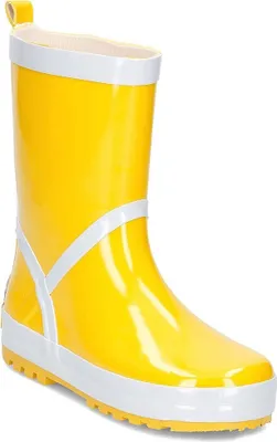 Produktbild von PLAYSHOES 184310-12/24/25, Stiefel, Uni, Kind, Weiß, Gelb, Gummi