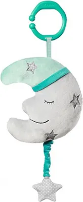 Produktbild von BabyOno Hngendes Plschspielzeug mit Melodie Happy Moon