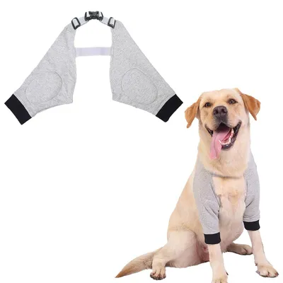 Produktbild von Hunde-Ellbogenbandage 1 Stück, Weich Gepolstert, Atmungsaktiv, Für Kleine Bis Mittelgroße Hunde