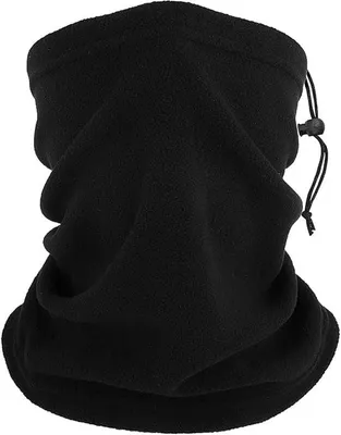 Produktbild von Famanu Nekwarmer winter, fleece, winddicht - schwarz