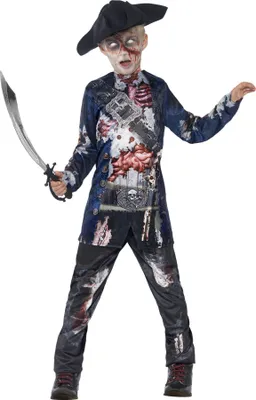Produktbild von Halloween-Zombie-Kostüm Piratenjunge 13 bis 15 Jahre