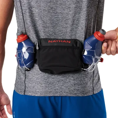 Produktbild von Nathan Sports NS30490-00186-OSFM, Laufen, Hydratationsgürtel, Schwarz, Rot, 1 Stück(e)