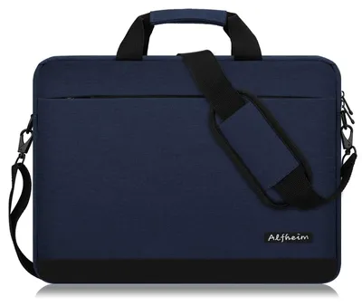 Immagine prodotto di Borsa a tracolla per laptop - 14 pollici, impermeabile, blu