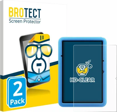Produktbild von 2x Für Blackview Tab 60 Pro Kids 10.1" Schutzfolie BROTECT Displayschutz Display Schutz Folie Klar Transparent