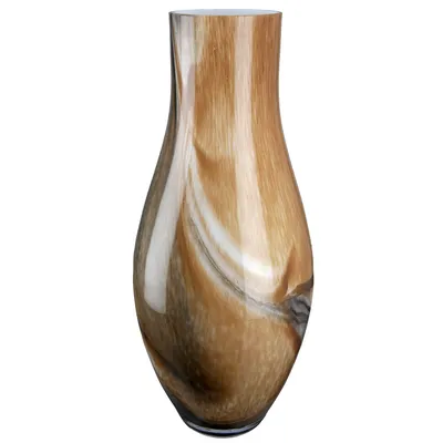 Zdjęcie produktu dla Gilde Vase, "Draga", Glas, braun, VE 1, H. 40 cm, D. 17 cm 27608 4063387276082