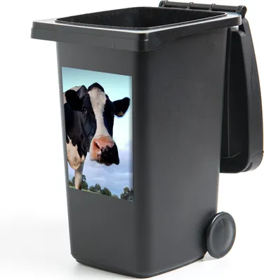 Produktbild von MuchoWow® Mülltonnenaufkleber Kuh - Bauernhof - Gras - Tiere 40x60 cm - Mültonnen-sticker - Sticker - Aufkleber für die Mülltonne
