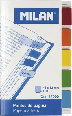 Produktbild von Milan 100 Transparente Lesezeichen Aus Kunststoff Durchsichtig Durchsichtig One Size