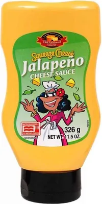 Produktbild von Old Fashioned Cheese Squeeze Cheese Jalapeño Cheese Sauce 326g